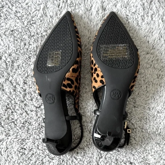 Michael Kors Doreen Leopard Print Slingback Pump - Picture 5 of 5
